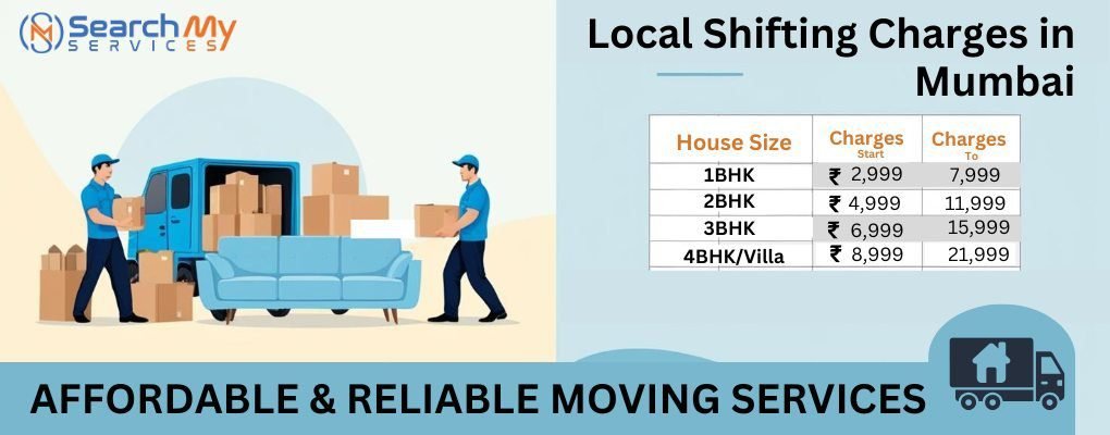 local shifting charges in mumbai